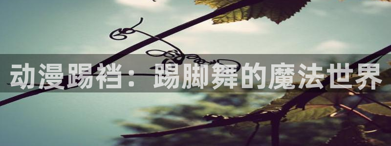 抖漫正版：动漫踢裆：踢脚舞的魔法世界